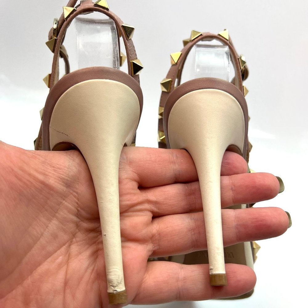🌷❤️‍🔥FINAL SALE 🔥 NO OFFERS🌷💥Valentino Garavani Rockstud Pumps 36.5 - Picture 5 of 8